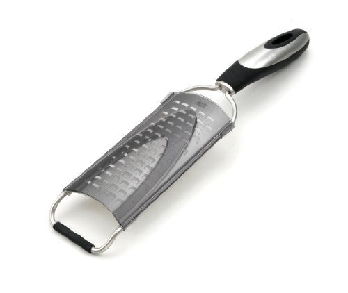 Jamie Oliver JB9130-Juego de rallador (Fino y Grueso), Acero Inoxidable, Plateado/Negro