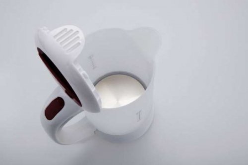 Jata HA547 Hervidor de Agua Rápido con Fácil Limpieza Resistencia Oculta Placa Calefactora de Acero Inoxidable Tapa Abatible 1000 w
