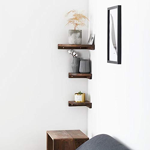 Jcnfa-Estante Estantería De Esquina De Pared Estante De Almacenamiento De Pared Estante De Esquina En Forma De Abanico CD DVD De Almacenamiento De Juguetes Vitrina con Vitrina, Pieza Única.
