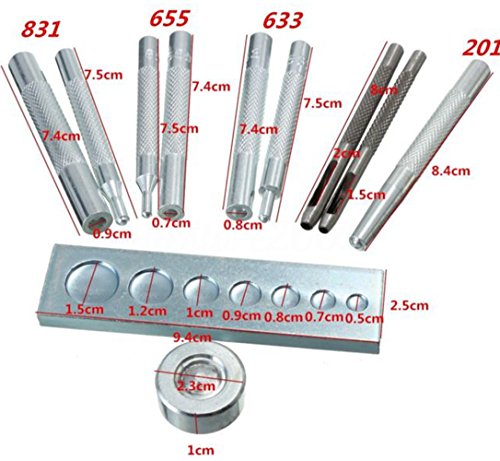 Jeu de 11 outils de perforation