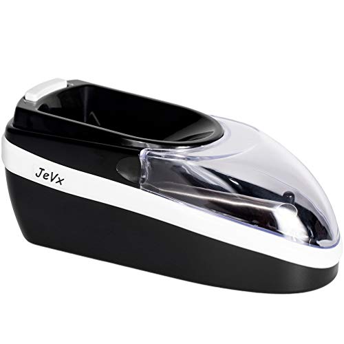 JeVx Maquina Liadora de Tabaco + 200 Tubos con Filtro OCB - Entubador Electrico para LLenado de Cigarros Entubar Cigarrillos de Fumar Entubadora Electrica para Liar