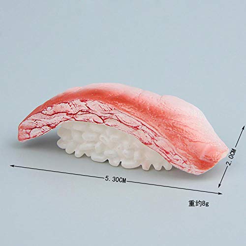Jiao Simulación Alimentos Sushi Salmón Camarones Resina Imán Nevera Dibujos Animados Refrigerador Pegatinas Decoración Decoración del Hogar Accesorios Carne