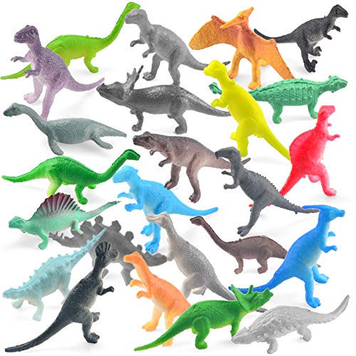 JOYIN 60 Pack Huevos de Pascua con Figuras de Mini Dinosaurios Juguetes