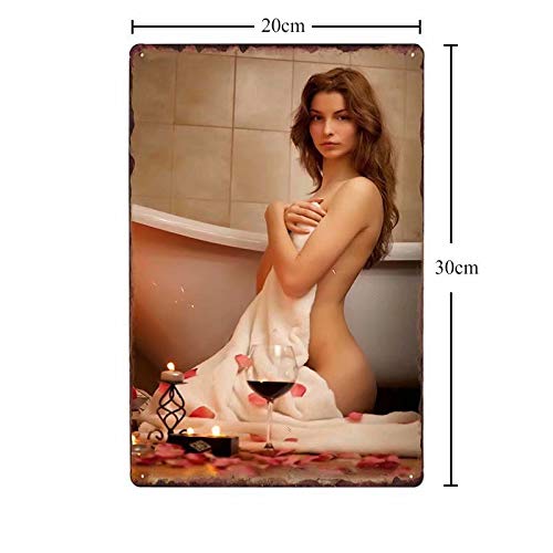 JTY store Cartel de decoración de Arte de Pared Vintage Fight Club Film Moive Poster Vintage Home Bar Pub Club Cafe Man Cave Decor 20CM X 30CM Metal Tin Sign WJ1487
