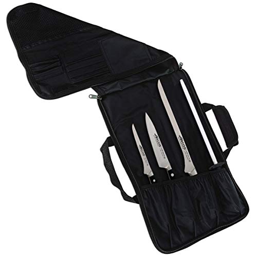 Juego Cuchillos Jamoneros Arcos Manhattan + Bolsa Porta Cuchillos