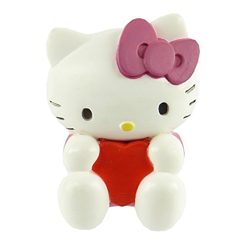 Juratoys - B53402 - Figurita - Hello Kitty - caja de regalo - Hello Kitty y Hello Kitty de San Valentín Compras (Importado de Francia)
