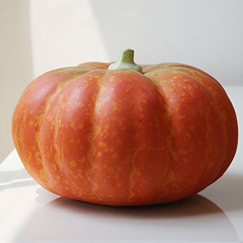 JUSTDOLIFE Calabaza Artificial Realista Halloween Hortalizas Artificiales Decoración del Partido Verduras