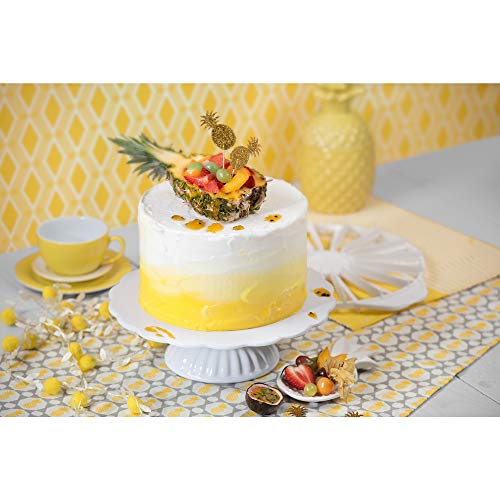 Kaiser Pâtisserie Cortador de porciones para Tarta, De plástico, Blanco
