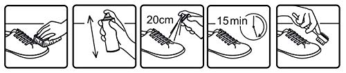 Kaps Renovator - Spray Nobuck, Ante y Terciopelo - Renovación del Color, Restauración y Cuidado - Revive y Revitalizo los Zapatos y Bolsos (112 - Rojo)