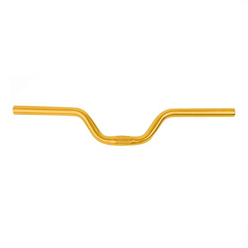 Keenso Manillar de Bicicleta, aleación de Aluminio Bicicleta de montaña Barra elevadora Ciclismo Deportes Barra elevadora Componentes 25.4 mm × 520 mm(Dorado)
