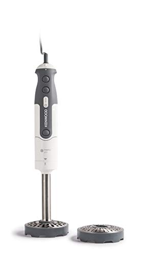 Kenwood Electronics HDP401WH - Licuadora (0,75 L, Batidora de inmersión, Gris, Blanco, De plástico, Metal, Acero inoxidable)