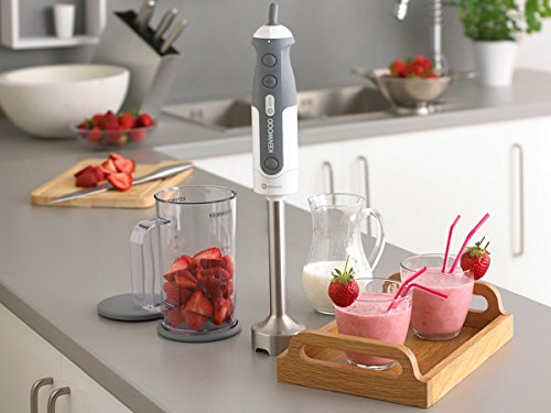 Kenwood HDP306WH Batidora de mano con accesorios, 800 W, plástico, 1 velocidad, color blanco