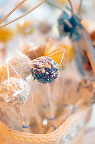 kgpack 200x Bolsas de plástico de celofán Transparente 16 x 22 cmBolsitas de Bolsas de plástico para Galletas Galletas Dulces Tortas de Dulces Magdalenas de Chocolate PiruletaBolsas de Decoracións