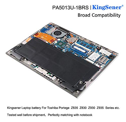 KingSener PA5013U-1BRS Batería para ordenador portátil TOSHIBA Portege Z835 Z830 Z930 Z935 Ultrabook PA5013U-1BRS (14,8V, 47Wh,3060mAh)