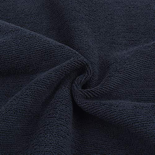 KinHwa Trapos de Cocina microfibra Súper Absorbente Paños de cocina sin pelusa 30cm x 30cm (negro x20)