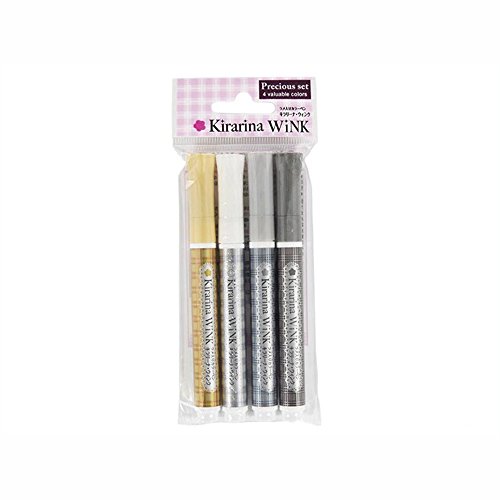 Kirarina Wink Precious - Rotuladores metálicos (4 unidades)