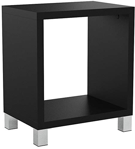 Kit Closet Estantería "Kubox" 1 hueco negro