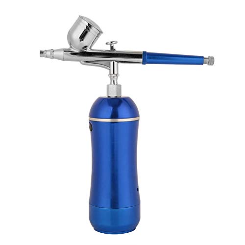 Kit de aerógrafo, Micro bomba integrada 7CC Boquilla de pulverización Juego de impresión Pintura personalizada Dolor de pared exterior para decoración de pasteles Arte de maquillaje Modelo de uñas Pin