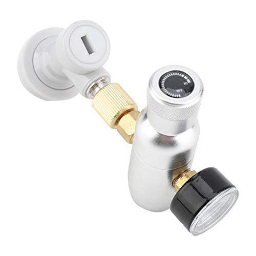 Kit De Cargador de Regulador Homebrew CO2 16g Barril de Cerveza Cargador Dispensador De CO2 Desconexión de Gas de Servicio Pesado Proyecto de Cerveza Kegerator(0-60PSI)