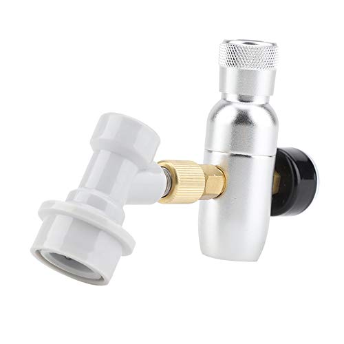 Kit De Cargador de Regulador Homebrew CO2 16g Barril de Cerveza Cargador Dispensador De CO2 Desconexión de Gas de Servicio Pesado Proyecto de Cerveza Kegerator(0-60PSI)