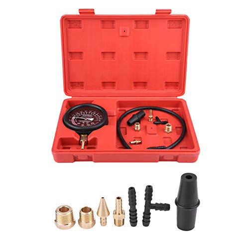 Kit de medidor de bomba de vacío y combustible, bomba de vacío y probador de vacío para motor de coche Keeno, diagnóstico de presión de carburador y prueba de fugas