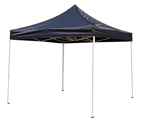 KitGarden - Carpa Plegable 3x3 Multifuncional, Negro, Pagoda 3x3