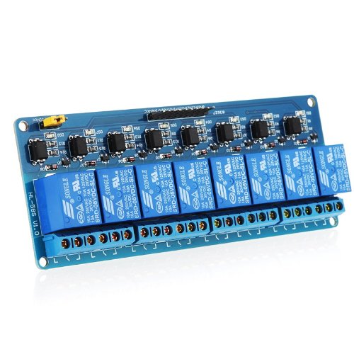 Kkmoon 8-CH Placa del módulo de relé de 8 Canales (5V)