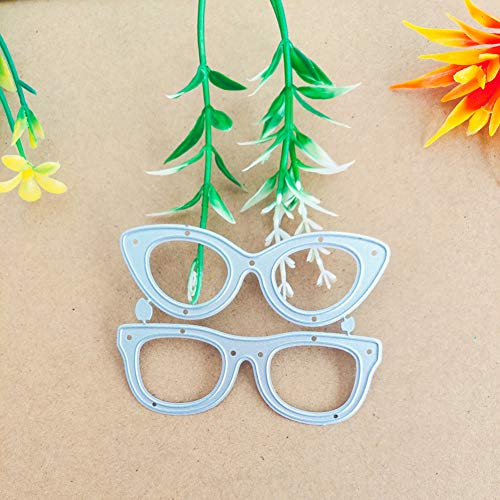 KKYHV Troqueles De Corte Gafas Accesorios Marcos Marcos de Metal Decorativos Troqueles Libros de Corte Estampado Moldes