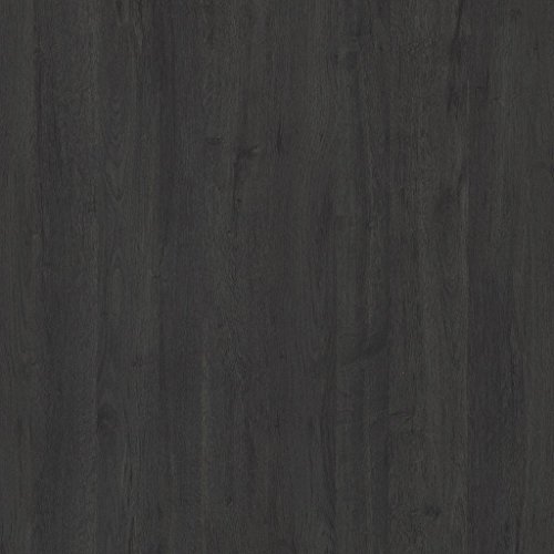 KR Decor MZ333 Mesa de Centro Rectangular, Roble, Blanco Artic/Negro Madera, 100x50x42.2 cm