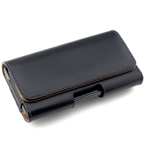 kwmobile Funda para Sony Smartphone - Carcasa con Clip de cinturón - Cover de Cuero sintético 14.4 x 7 CM