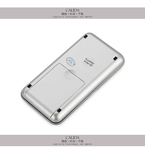 La balanza electrónica de la palma de precisión pesa la báscula de joyería del teléfono móvil 0.1g gramos de bolsillo electrónico pesa la balanza de medicina portátil 0.01g-Botón inglés 100g / 0.01g