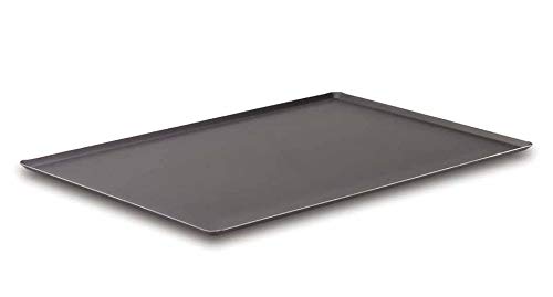 LACOR 68659-Placa Horno GN 1/1, Antiadherente, Negro, Aluminio