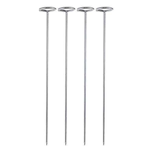 Ladieshow - Bandeja para Hornear de Doble Capa para Pinchos, Parrilla de Barbacoa de Repuesto para Cocina, Bandeja para Hornear para Accesorios de freidora de Aire, 6.57 x 6.50 x 2.76 Pulgadas