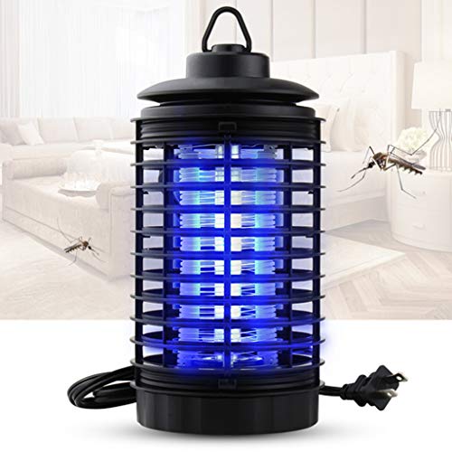 Lámpara Anti Mosquitos,ZARLLE Electrónica Mosquito de la Lámpara Mata Mosquitos El Mejor Segura y Eficaz Lámpara de Anti-Mosquito,Polillas, Moscas, Insectos con Luz UV