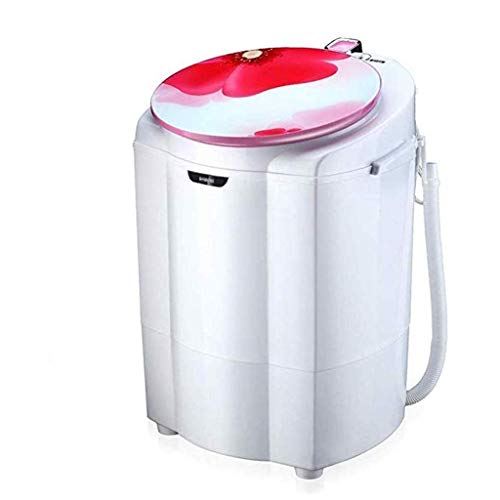 Lavado portátil máquina automática Ligera Lavadora con función de Giro y el Temporizador de Apartment Hotel Dormitorio (Color: Azul) JIAJIAFUDR (Color : Red)