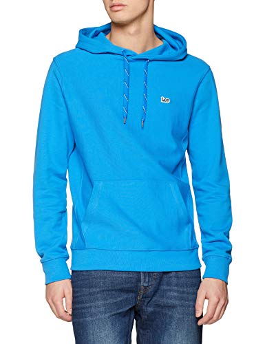 Lee Basic Hoodie, sudadera Hombre, Azul (Dipped Blue La), XX-Large