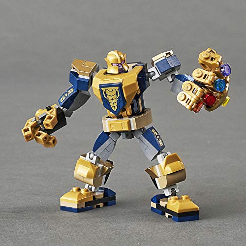 LEGO Super Heroes - Armadura Robótica de Thanos, Juguete de Construcción de Figura de Acción Mecánica de Juguete Inspirada en el Universo de Marvel, Set de Meca Coleccionable (76141)