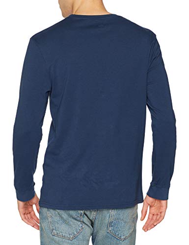 Levi's Original Hm tee Camiseta, Azul (LS Cotton + Patch Dress Blues 0001), Medium para Hombre