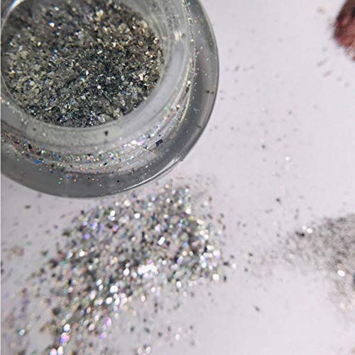 LImeow Confeti Estrella Oro Plata Confeti Metálico de Mesa Lentejuelas Confeti de Mesa Plateado Dorado la Decoración de Confeti Estrella Brillante es Buena para Bodas o Fiestas 6 Piezas (0.02in Plata)