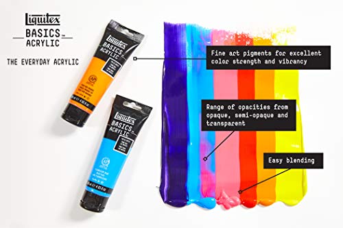 Liquitex Basics - Tubo De Pintura Acrílica , Negro De Marte, 250 Ml
