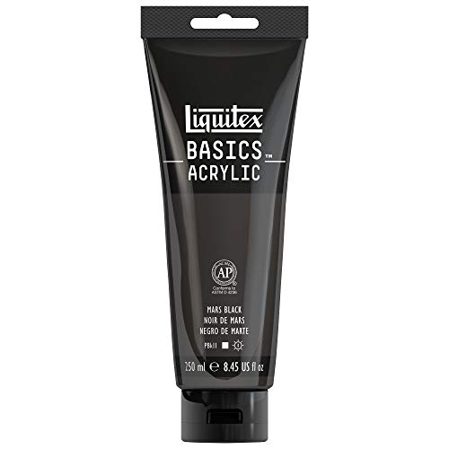 Liquitex Basics - Tubo De Pintura Acrílica , Negro De Marte, 250 Ml