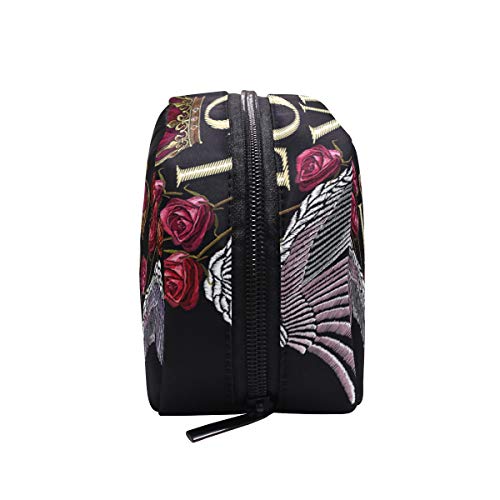 LIUBT Rose Love Swing Crown - Neceser de maquillaje de viaje, organizador multifunción para mujer