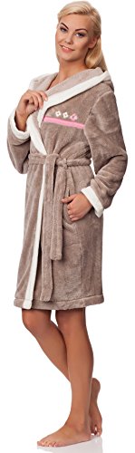 L&L Albornoz para Mujer con Capucha LL0028 (Opalo, XL)