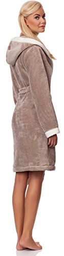 L&L Albornoz para Mujer con Capucha LL0028 (Opalo, XL)
