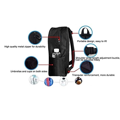 LLYDIANMochila Junior para Niños 3D Minecraft primaria y secundaria de descompresión y la caja de lápiz de la carga de Reducción de Bolsas Escuela Mochila almuerzo bolsa de mensajero de gran capacidad