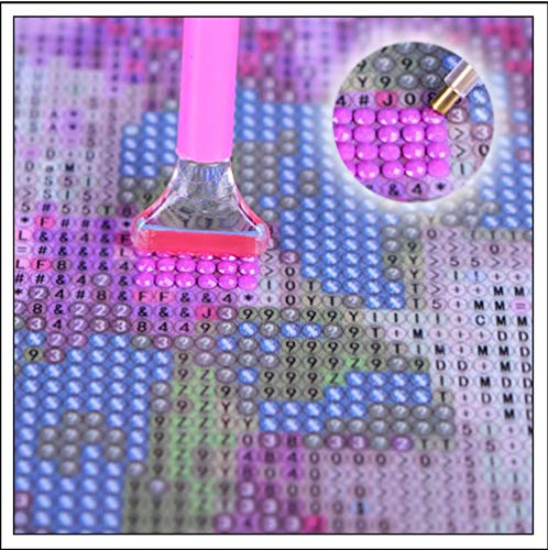 LLYMGX diamond painting DIY 5D círculo completo diamante pintura bordado copa de vino patrón de nota punto de cruz mosaico rhinestone decoración del hogar regalo(16)