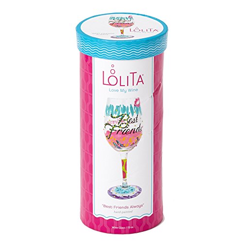 Lolita Copa de Vino de Cristal, Vidrio, 8.5 x 8.5 x 22.5 cm
