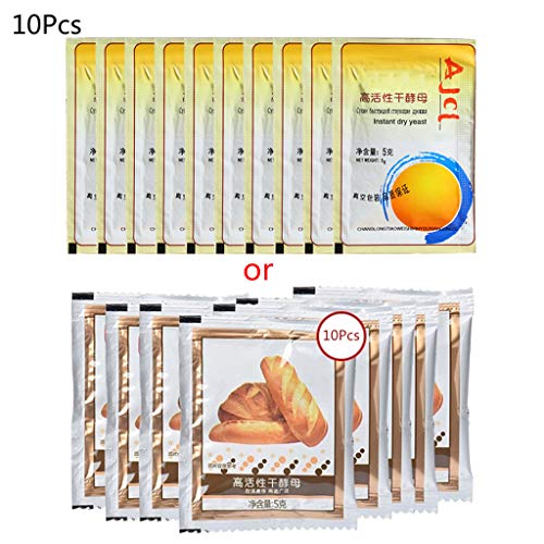 Losping Levadura para la fabricación de Pan (50 g) - El Pan de levadura de levadura Seca Activa Alta tolerancia a la glucosa, Utensilios de Cocina para Hornear