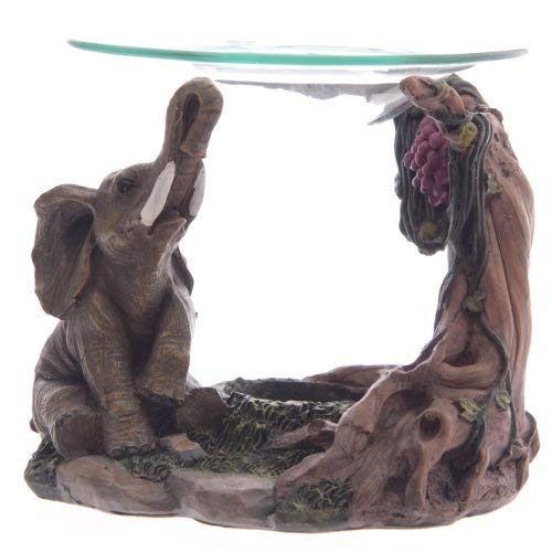 lotusandlime - Quemador de Aceite (15 cm), Color Gris