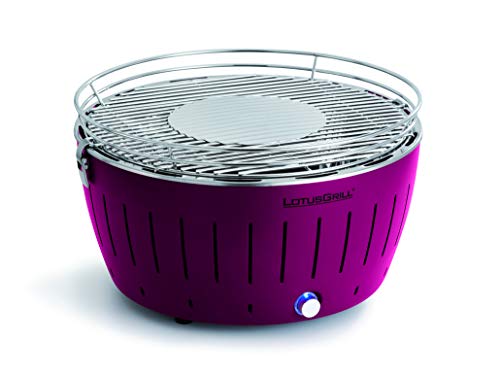 LotusGrill XL LG G435 U PU - LILA - Barbacoa con baterías y cable de alimentación USB - ¡NUEVO 2019!